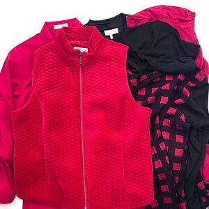Bundle || Women’s Red & Black Tops (L & XL)